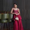 Aaisha Peplum Kurta and Sharara Set - Image 2