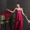 Aaisha Peplum Kurta and Sharara Set - Image 4