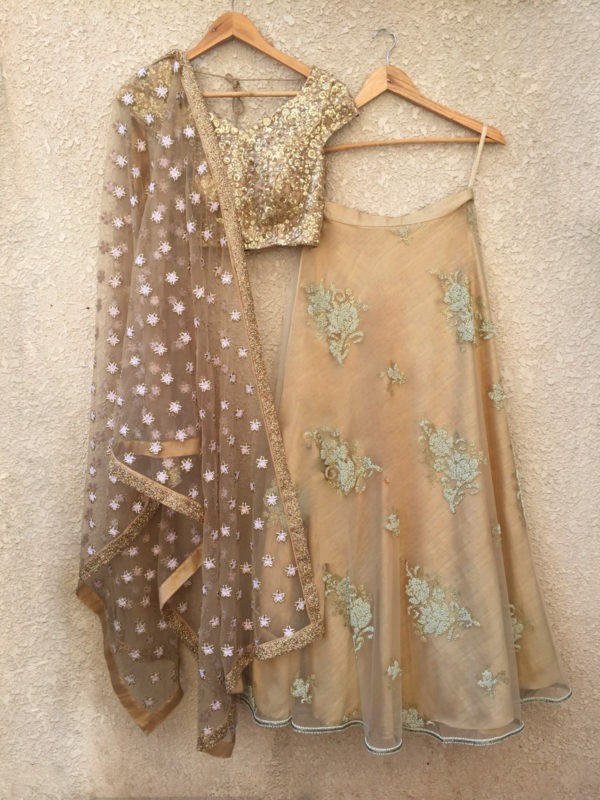 All Gold Lehenga Black Thread Co All Gold Lehenga Black Thread Co