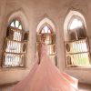 Kiara Champagne Blush Anarkali Gown - Image 2