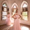 Kiara Champagne Blush Anarkali Gown - Image 4