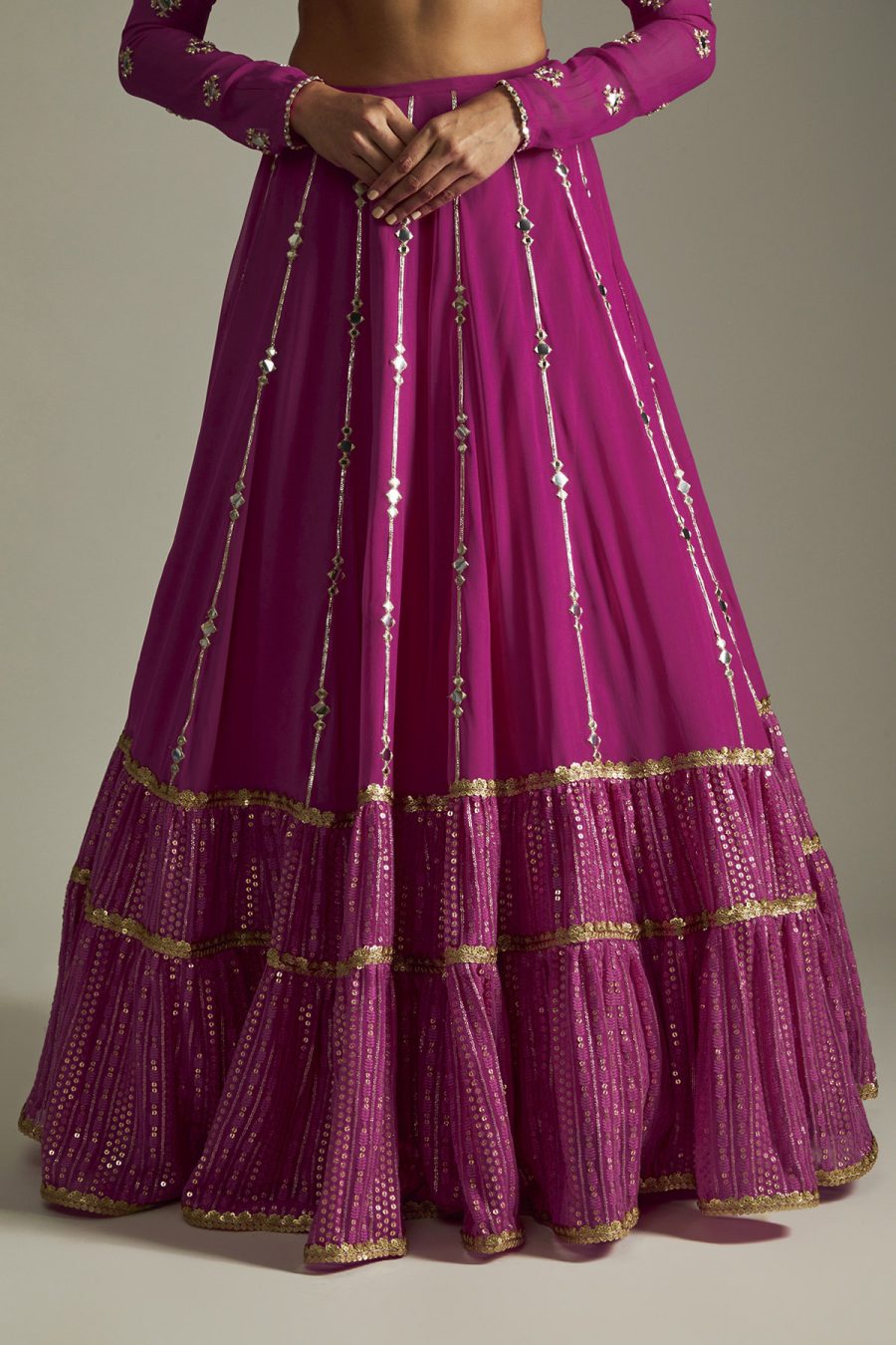 Sahiba Magenta Lehenga - Image 3