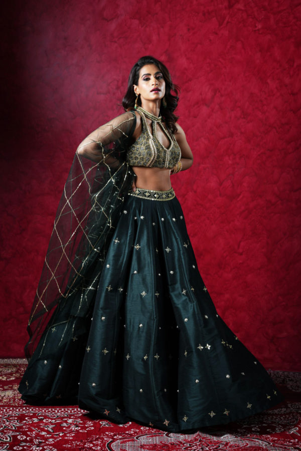 Jeeva Lehenga Set Black Thread Co Jeeva Lehenga Set Black Thread Co