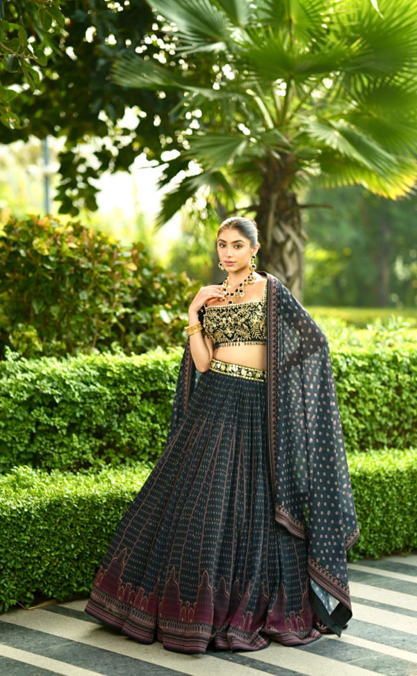 Jahaan Lehenga Set Black Thread Co 3 Jahaan Lehenga Set Black Thread Co 3
