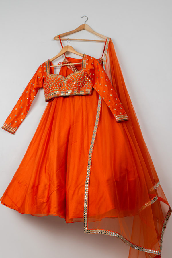 Tangelo Lehenga Set Black Thread Co