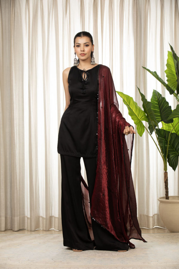 Siyah Bell Bottom Set Black Thread Co Siyah Bell Bottom Set Black Thread Co