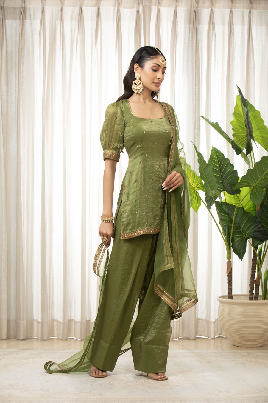 Siyah Bell Bottom Set Black Thread Co 2