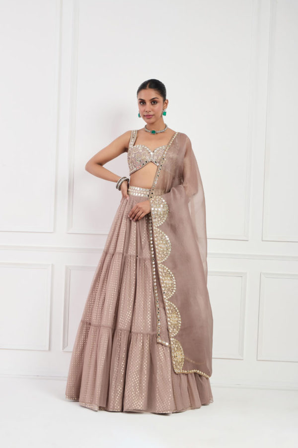 Mocha Muse Lehnga Set Black Thread Co