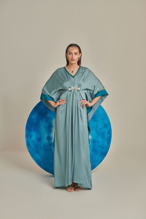 Sea Green Kaftan Black Thread Co Sea Green Kaftan Black Thread Co