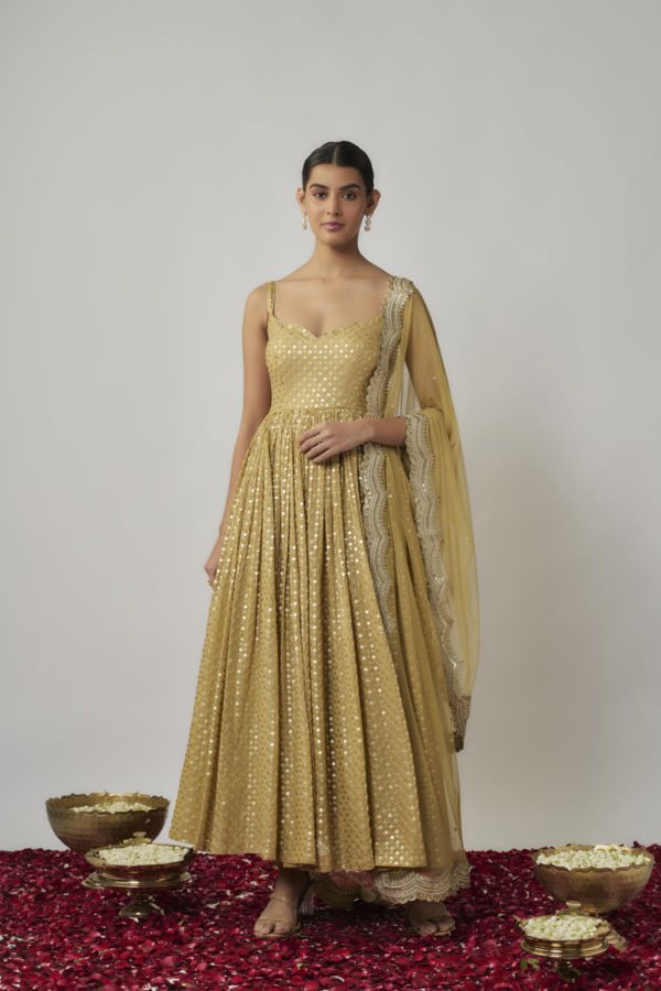 Tamara Anarkali Set Black Thread Co Tamara Anarkali Set Black Thread Co