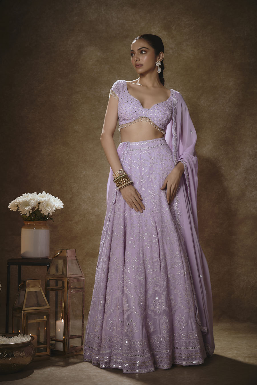 Tamara Anarkali Set Black Thread Co 3