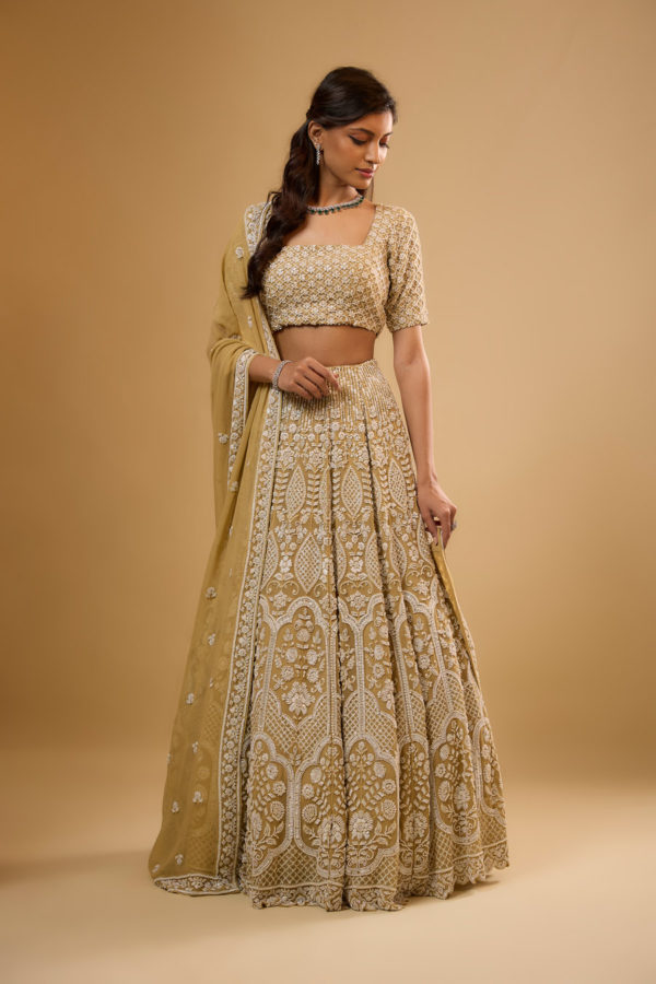 Anika Lehenga Black Thread Co