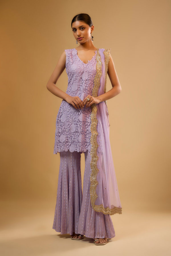 Aria Sharara Set Black Thread Co Aria Sharara Set Black Thread Co