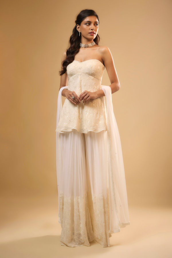 Bhumi Sharara Set Black Thread Co Bhumi Sharara Set Black Thread Co