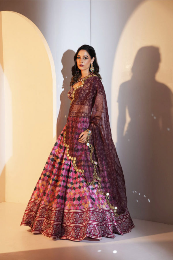 Gia Lehenga Set Black Thread Co Gia Lehenga Set Black Thread Co