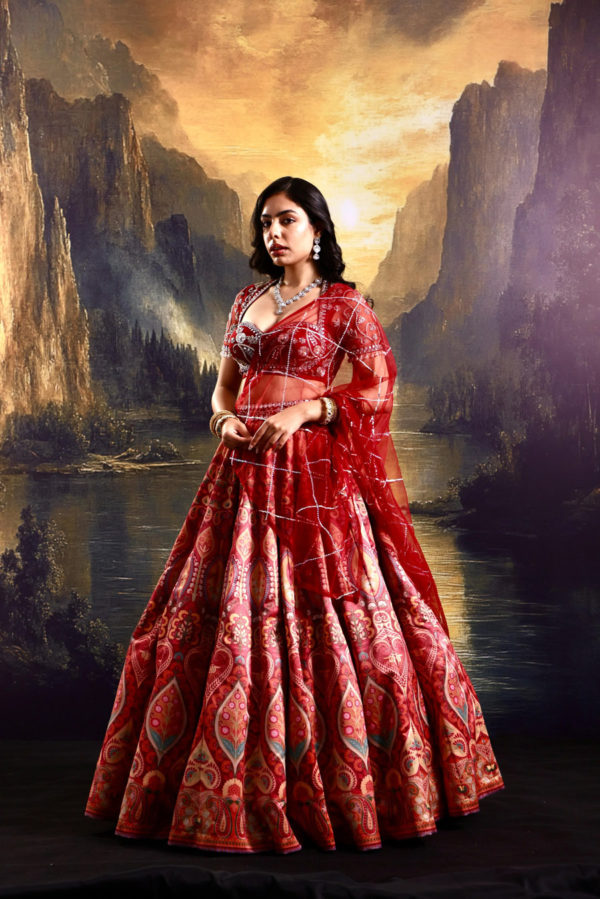 Noor Lehenga Set Black Thread Co
