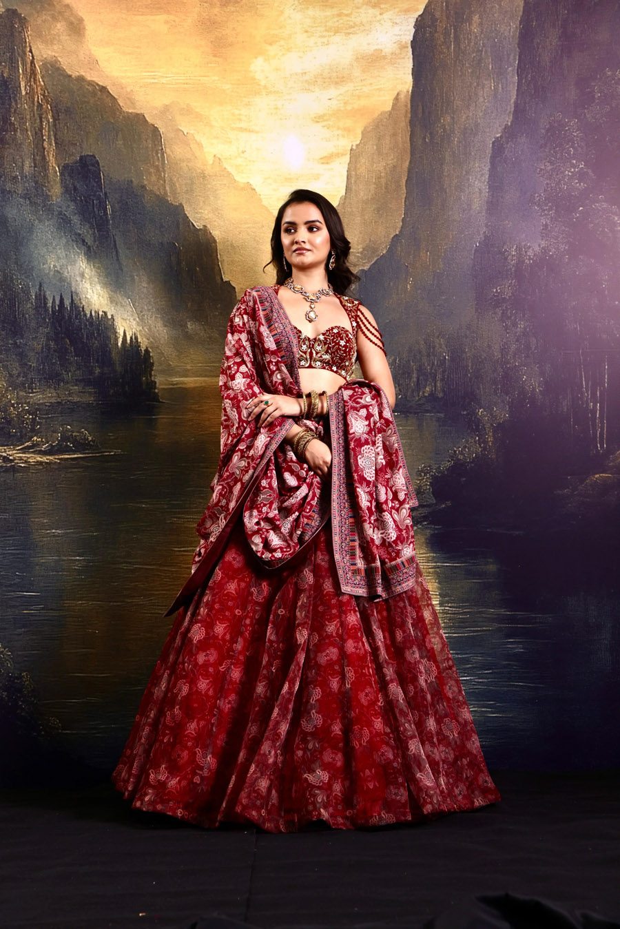 Noor Lehenga Set Black Thread Co 2
