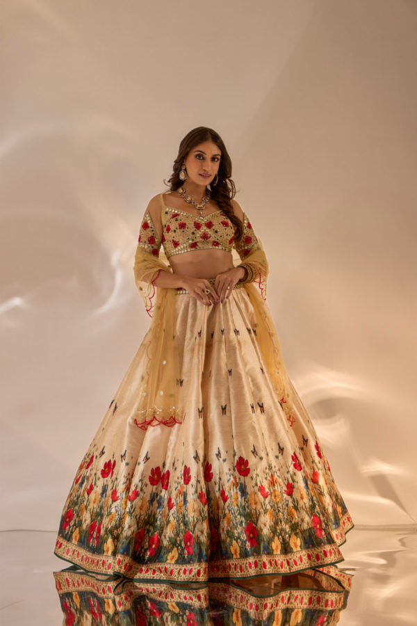 Sona Lehenga Set Black Thread Co