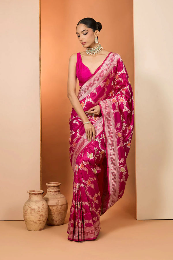 Rani Saree Set Black Thread Co Rani Saree Set Black Thread Co