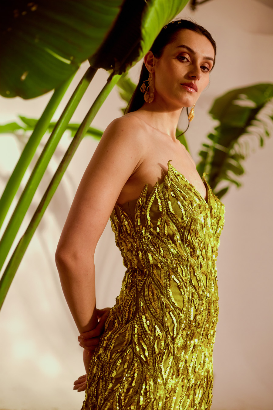 FAUNA APPLIQUE GOWN Black Thread Co 7 FAUNA APPLIQUE GOWN Black Thread Co 7