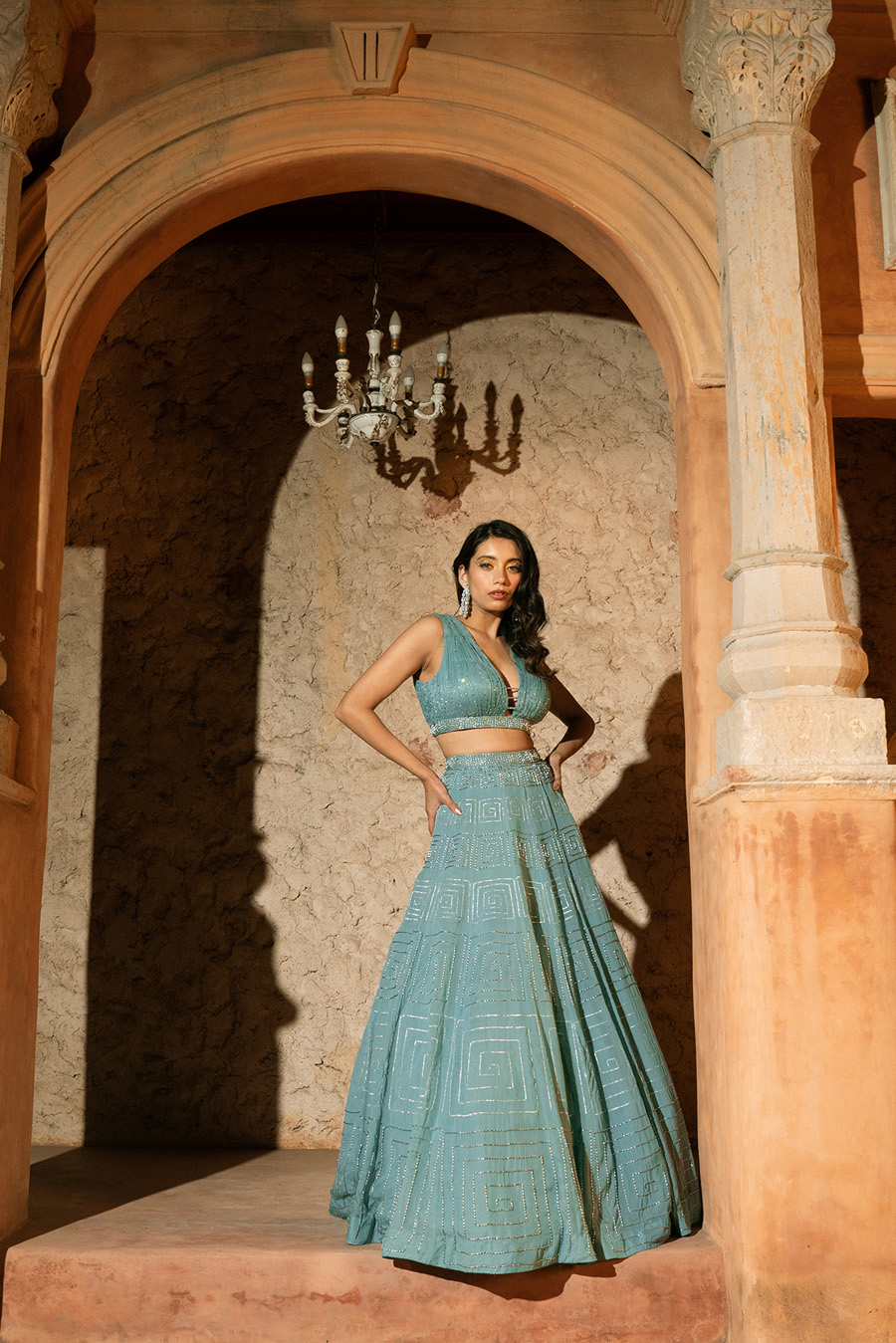 MEANDER LEHENGA Black Thread Co 4 MEANDER LEHENGA Black Thread Co 4