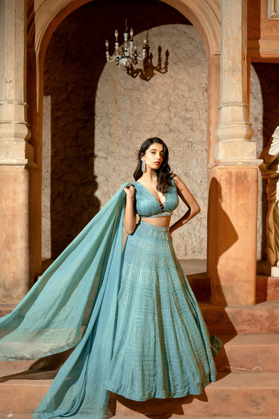 MEANDER LEHENGA Black Thread Co 5 MEANDER LEHENGA Black Thread Co 5