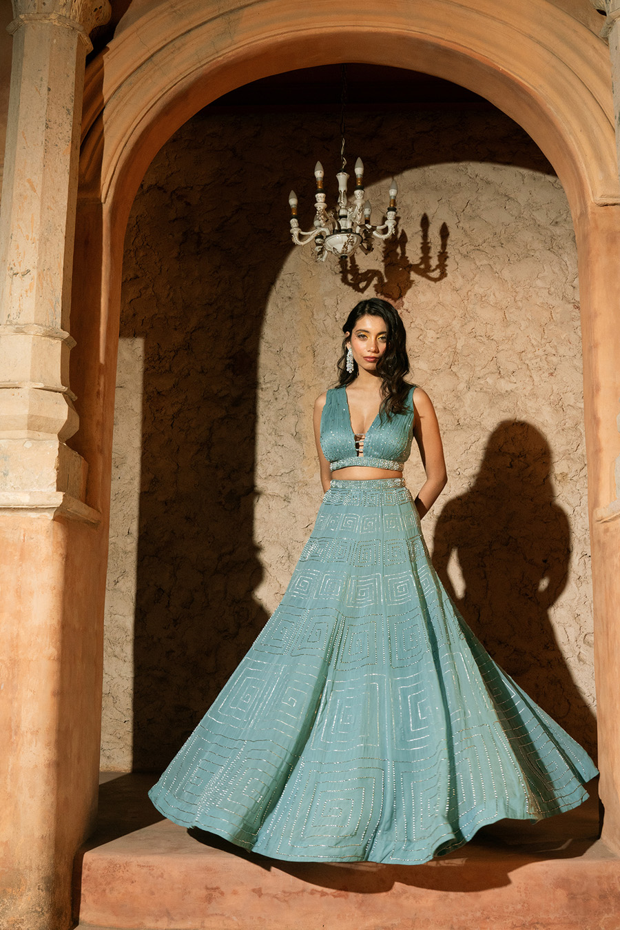 MEANDER LEHENGA Black Thread Co 7 MEANDER LEHENGA Black Thread Co 7