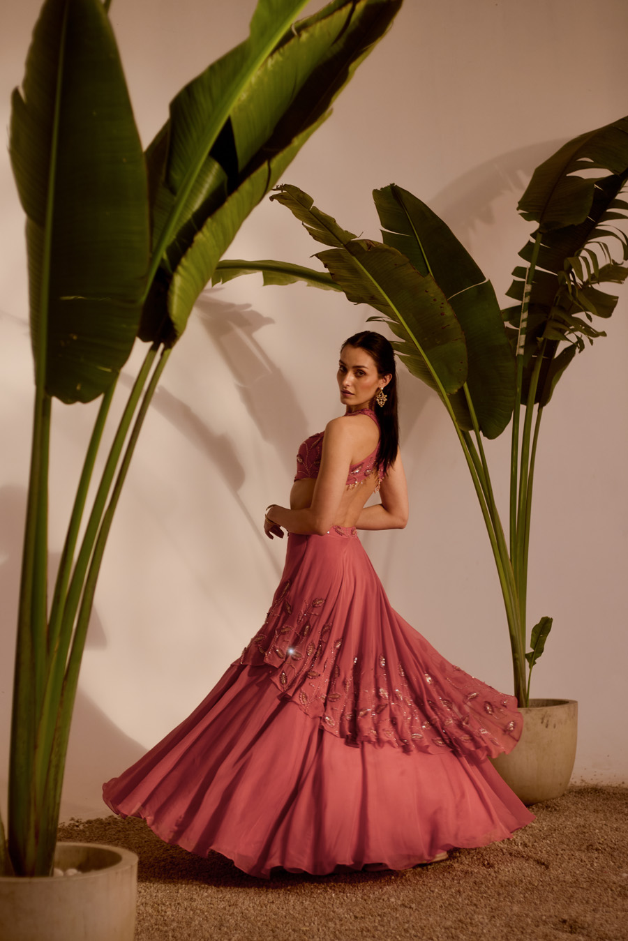 NIA DRAPE LEHENGA SET Black Thread Co 6 NIA DRAPE LEHENGA SET Black Thread Co 6