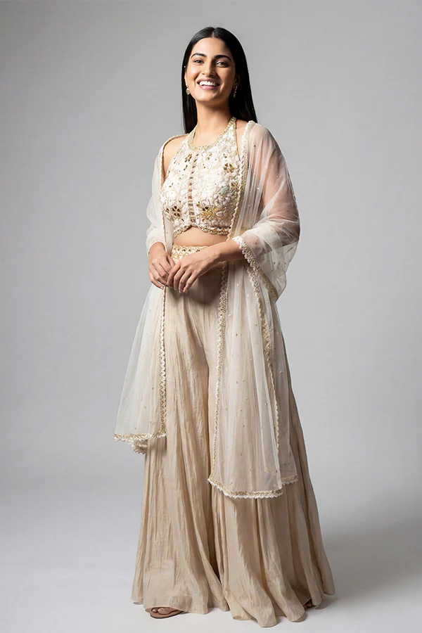 Kaia Pallazo Set Black Thread Co