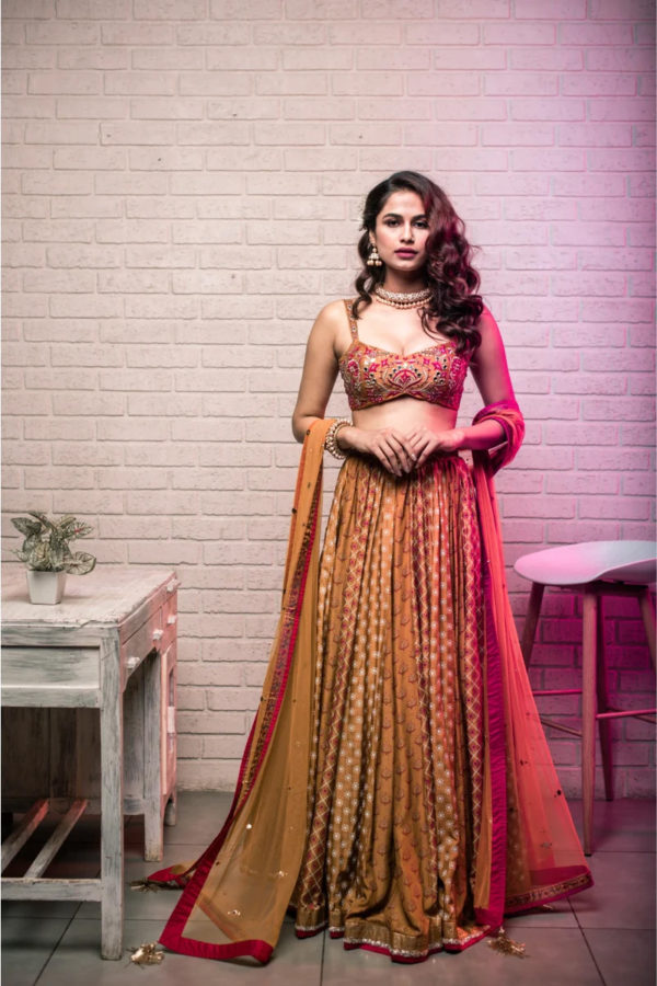 Solara Lehenga Set Black Thread Co Solara Lehenga Set Black Thread Co
