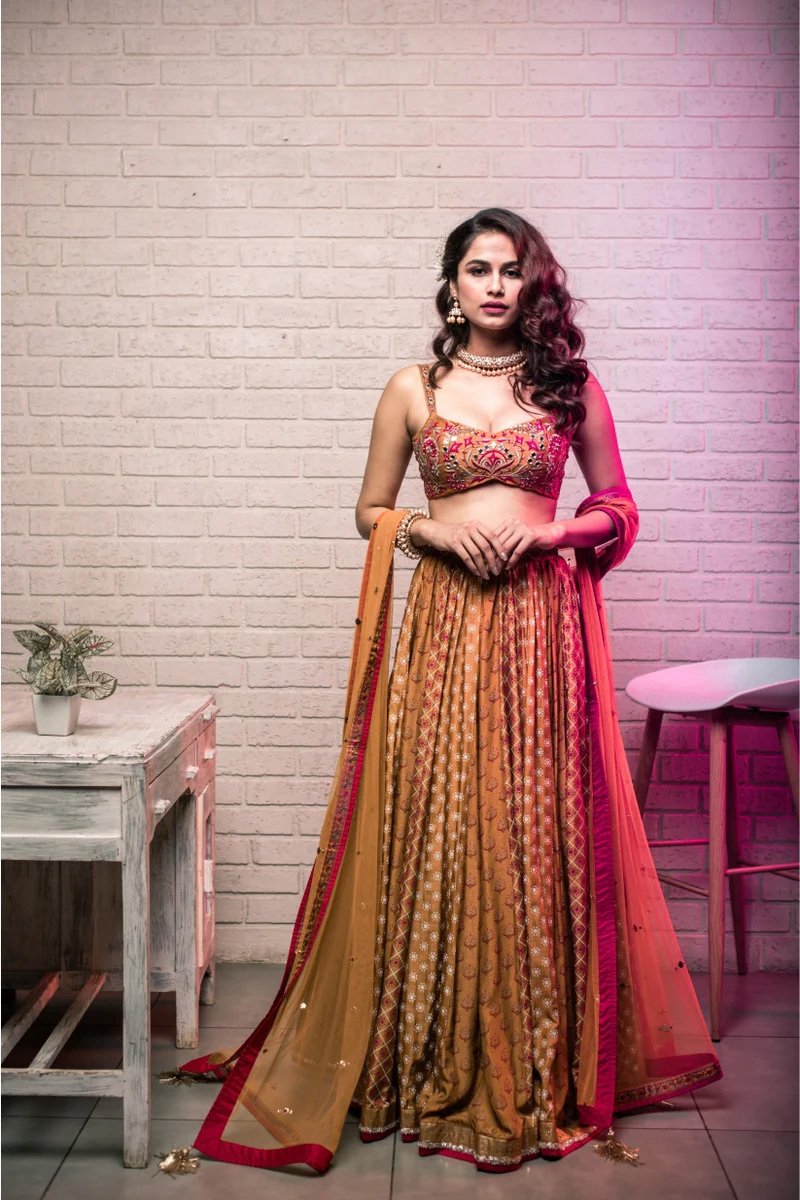 Solara Lehenga Set Black Thread Co