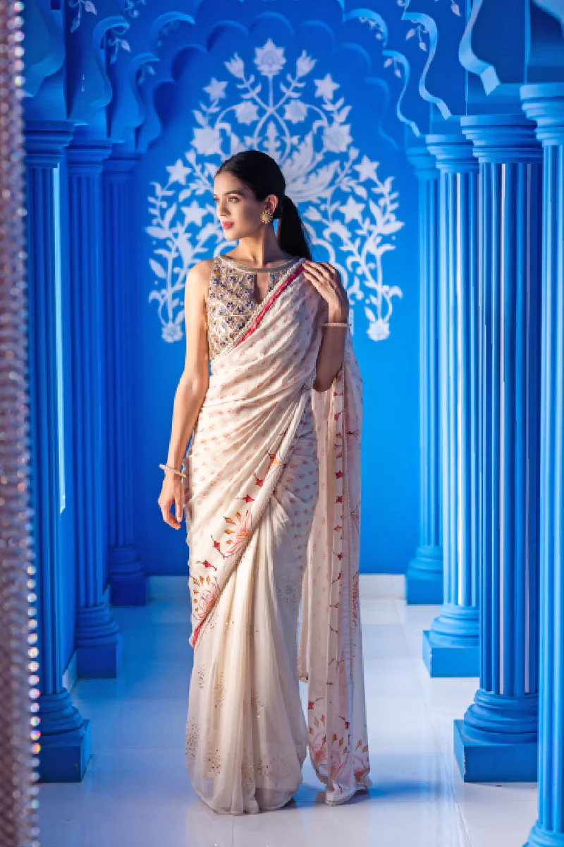 Valere Saree Set Black Thread Co
