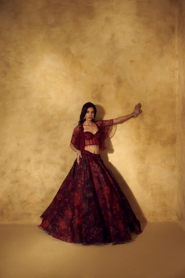 Saranjh Lehenga Set Black Thread Co