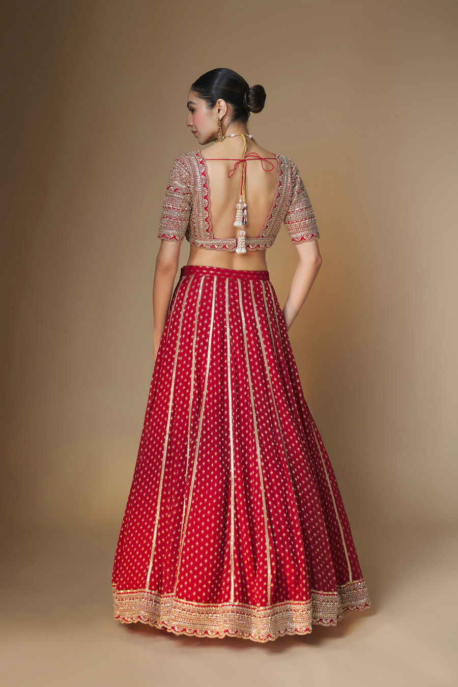 Ruby Lehenga Blouse Set Black Thread Co 7 Ruby Lehenga Blouse Set Black Thread Co 7