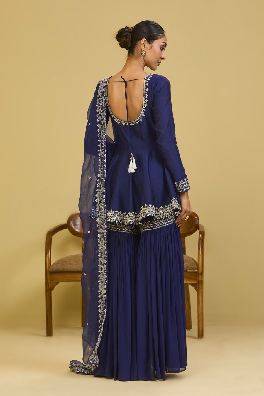 Blue Peplum Set Black Thread Co 10 Blue Peplum Set Black Thread Co 10