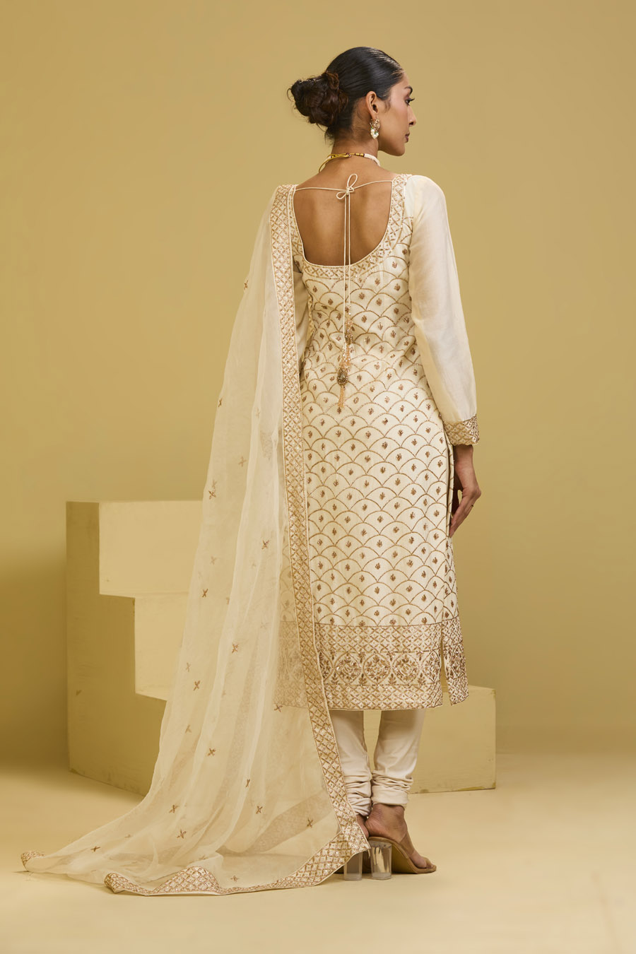 White Long Kurta Set Black Thread Co 8 White Long Kurta Set Black Thread Co 8